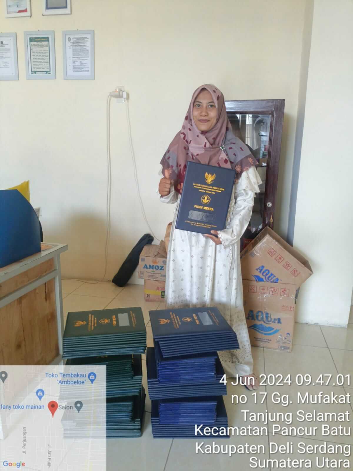 Sampul raport sekolah custom produksi Percetakan Sampul Raport Pesona Medan